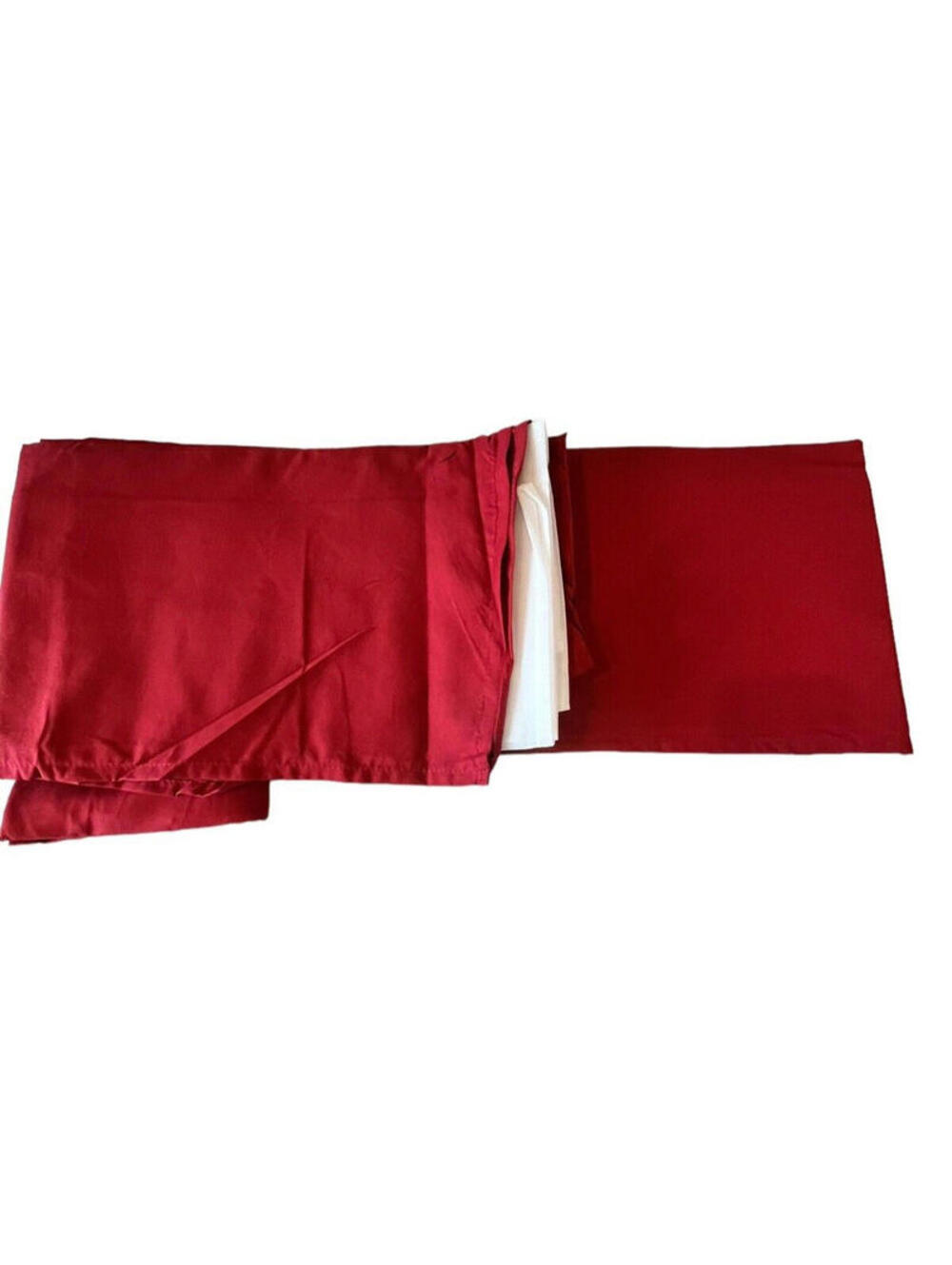 Mainstays NEW in Bag Soft Brushed Microfiber Bedskirt with pillow cases Maroon